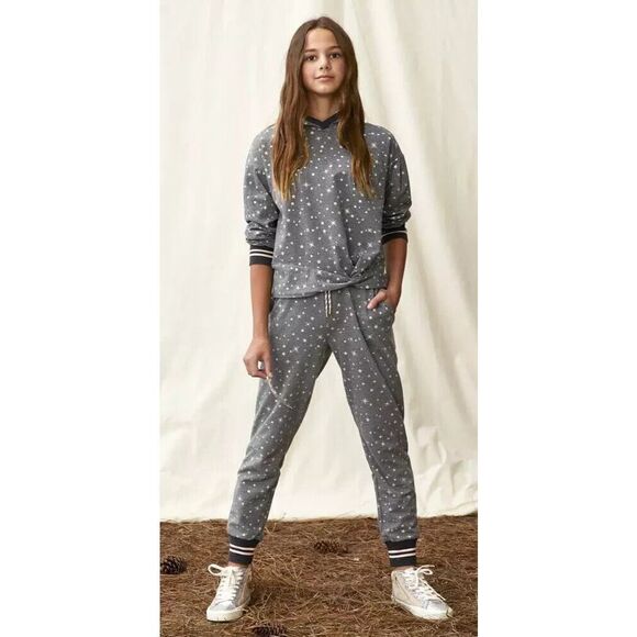 Matilda Jane Just Imagine Rani Girls Star Print Joggers 8 NWT - Picture 1 of 15